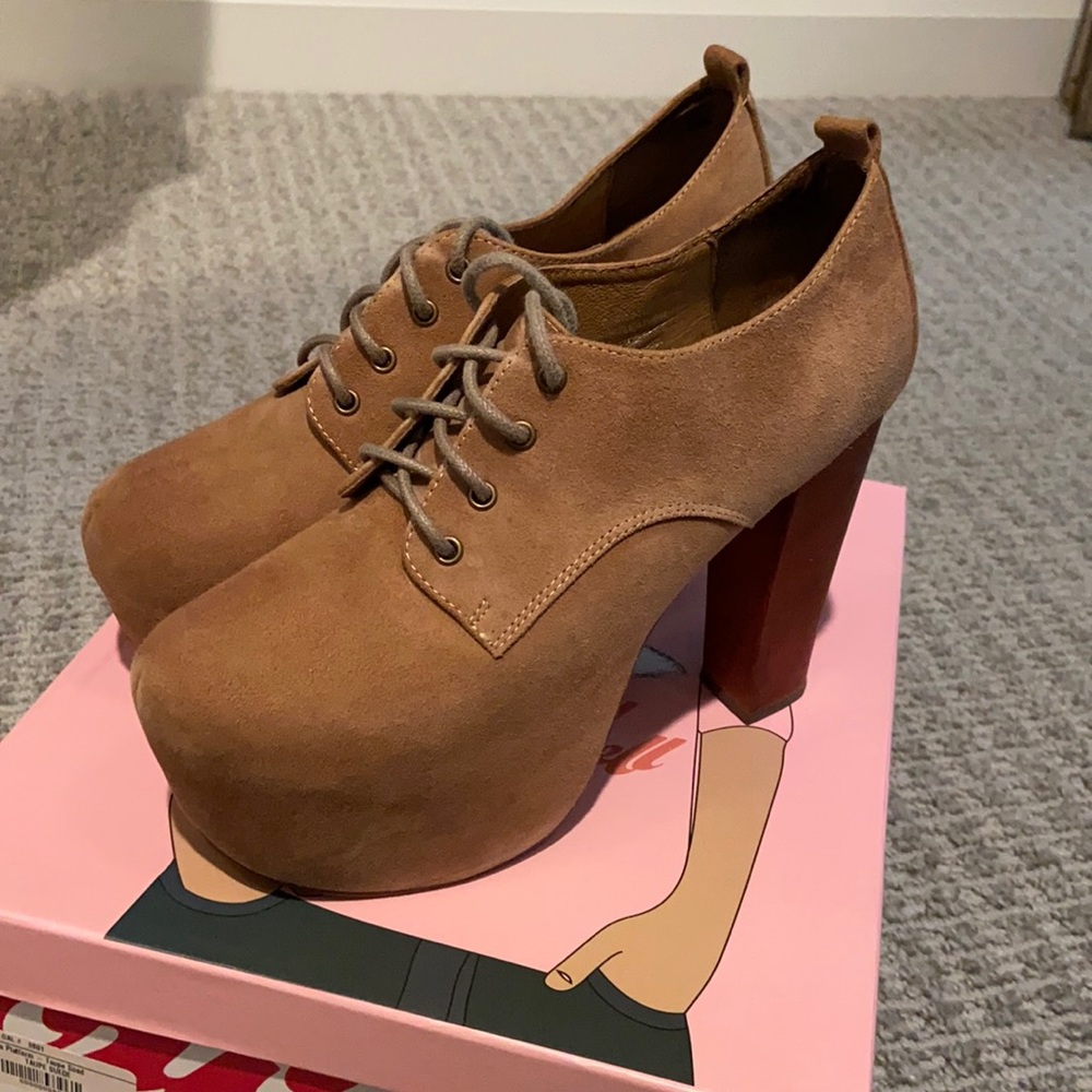 Jeffrey Campbell fairlane gauge suede heels